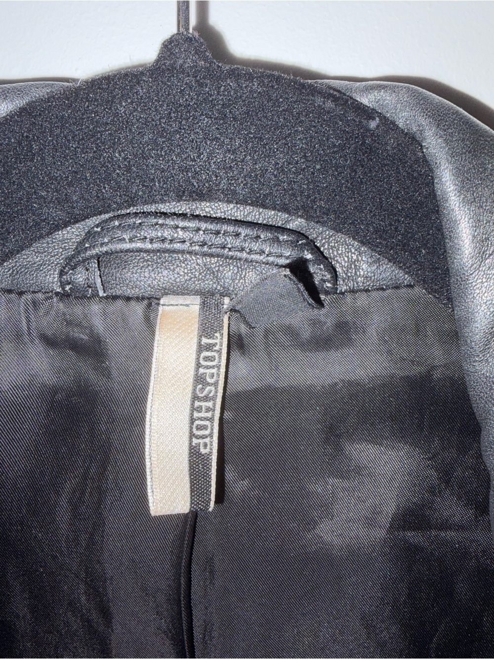 TOPSHOP Real Leather Jacket - Picture 2 of 6